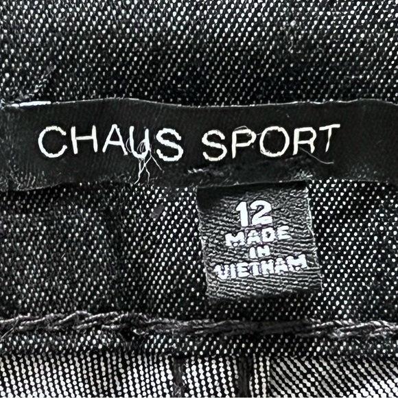 Chaus Sport Women’s Black Indigo Denim - Size 12 - Picture 7 of 10